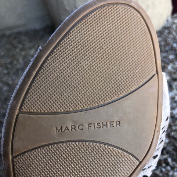 Marc Fisher Geela Sand Suede Heels - Picture 11 of 11